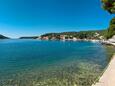  strand Zaton Mali településen, Dubrovnik.