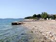 La plage  en ville Zablaće, Šibenik.