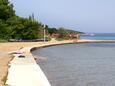 La plage  en ville Vrgada, Biograd.