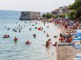 La plage Gabine en ville Kaštel Štafilić, Kaštela.