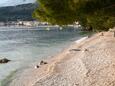 La plage Uzorita en ville Podgora, Makarska.