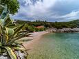 La plage  en ville Rasohatica, Korčula.