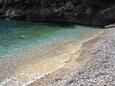 Der Strand Bratinja im Ort Bratinja Luka, Korčula.