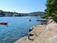Ближайший пляж Пляж в городе Lumbarda, Korčula.