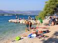 Najbliższa plaża Plaża Sveti Križ w miejscowości Mastrinka, Čiovo.