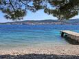 La plage  en ville Kučište - Perna, Pelješac.