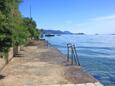 Der Strand  im Ort Kučište - Perna, Pelješac.