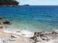  strand Prižba településen, Korčula.