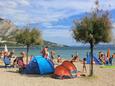  strand Omiš településen, Omiš.