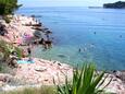 Fontana strand Jelsa településen, Hvar.