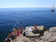 Der Strand Buža im Ort Dubrovnik, Dubrovnik.