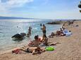  strand Nemira településen, Omiš.