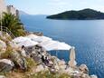 Der Strand  im Ort Dubrovnik, Dubrovnik.