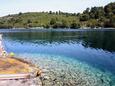 Der Strand  im Ort Pomena, Mljet.