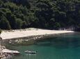 La plage Saplunara en ville Saplunara, Mljet.