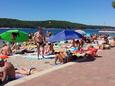 Beach Vela riva in Barbat, Rab.