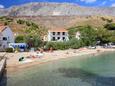 Der Strand  im Ort Duće, Omiš.