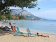 Der Strand  im Ort Duće, Omiš.