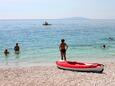 La plage Gornja Vala en ville Gradac, Makarska.