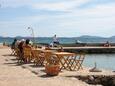 Čigrađa strand Murter településen, Murter.