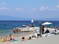 Beach Miramare in Njivice, Krk.