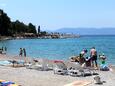 Beach Miramare in Njivice, Krk.