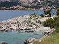  strand Baška településen, Krk.