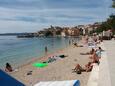 Der Strand Centar im Ort Igrane, Makarska.