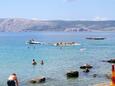 Gradska Plaža Lišanj strand Novi Vinodolski településen, Novi Vinodolski.