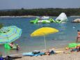 Beach Punta Debij in Punat, Krk.