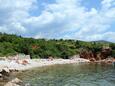 La plage Dugno en ville Povile, Novi Vinodolski.