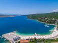 La plage Lučica en ville Jadranovo, Crikvenica.