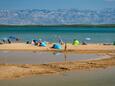 Kraljičina Plaža strand Nin településen, Zadar.