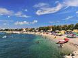 Der Strand Mulo im Ort Vrsi - Mulo, Zadar.