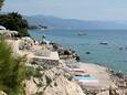 Spiaggia  a Novi Vinodolski, Novi Vinodolski.