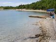 La plage  en ville Jadranovo, Crikvenica.