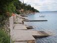 Пляж  в городе Jadranovo, Crikvenica.