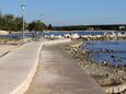 Der Strand  im Ort Privlaka, Zadar.