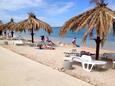 Der Strand Školjić im Ort Vrsi - Mulo, Zadar.