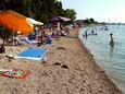 Školjić strand Vrsi - Mulo településen, Zadar.