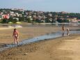 Beach Meline in Čižići, Krk.