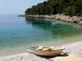 La plage Skozanje en ville Skozanje, Hvar.