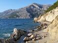 Nejbližší pláž Pláž na místě Brela, Makarska.