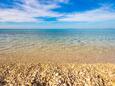 La plage Straško en ville Novalja, Pag.