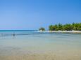 Der Strand Jaz im Ort Zaton, Zadar.