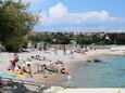 Beach Porporela in Krk, Krk.