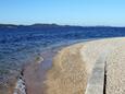 La plage Kolovare en ville Zadar, Zadar.