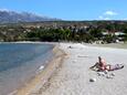 Der Strand  im Ort Rovanjska, Paklenica.