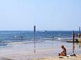 La plage  en ville Umag, Umag.