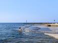 Der Strand  im Ort Umag, Umag.